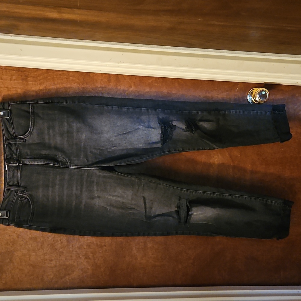 Forever 21 Womens Charcoal Skinny Jeans